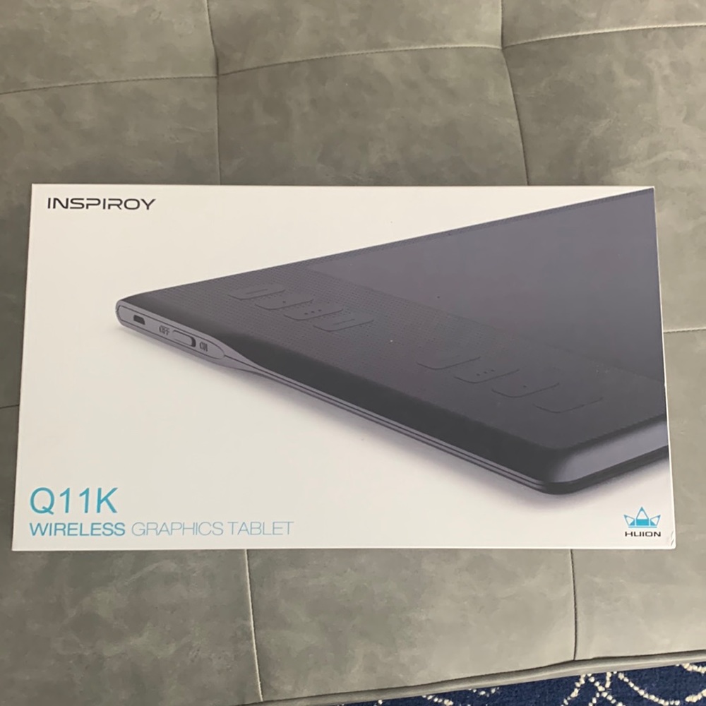 Wireless graphics tablet by Inspiroy never used